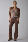 Bdg Teo Relaxed Low-rise Bootcut Corduroy Pant In Brown, Women's At Urban Outfitters In Brown