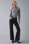 Bdg Teo Relaxed Low-rise Bootcut Jean In Black, Women's At Urban Outfitters