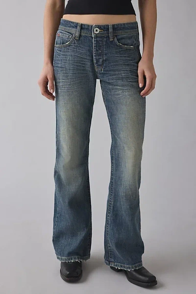Bdg Teo Relaxed Low-rise Bootcut Jean In Grey Sky, Women's At Urban Outfitters In Gray