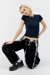 Bdg Too Perfect Short Sleeve Tee In Black, Women's At Urban Outfitters