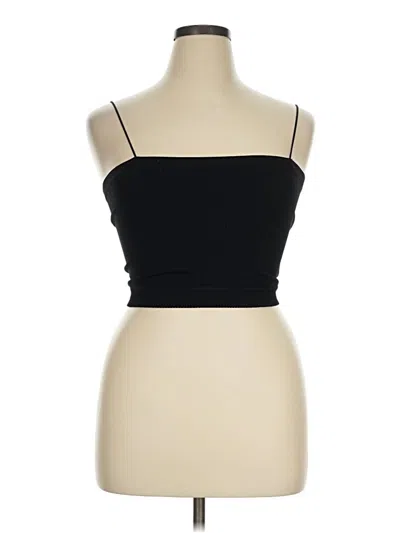Pre-owned Bdg Tube Top Black Strapless Neckline Tops