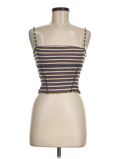 Pre-owned Bdg Tube Top Purple Strapless Neckline Tops