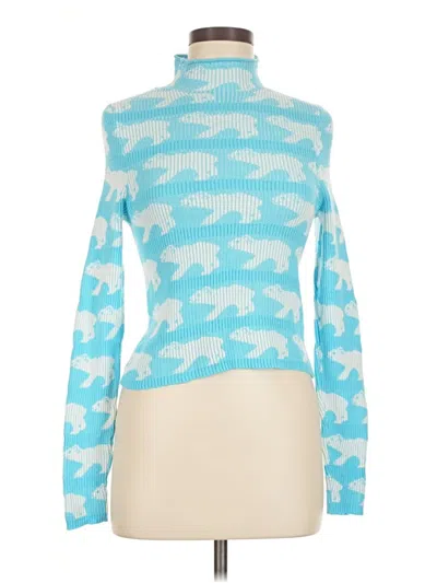 Pre-owned Bdg Turtleneck Sweater In Blue