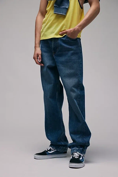 Bdg Twisted Seam Jean In Drip Wash, Men's At Urban Outfitters In Blue