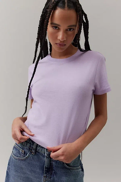 Bdg Universal Shrunken Tee In Lilac, Women's At Urban Outfitters