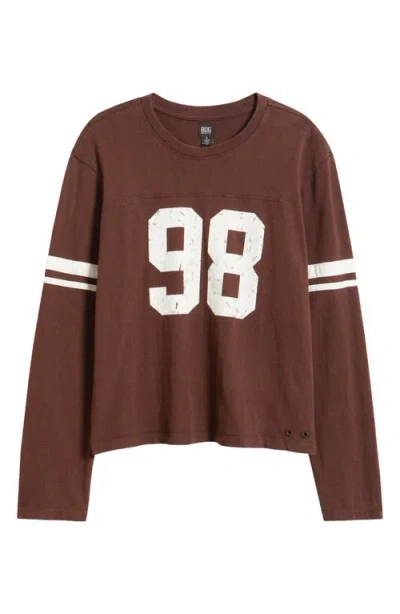 Bdg Urban Outfitters 98 Long Sleeve Graphic T-shirt In Brown