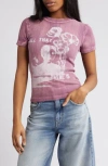 Bdg Urban Outfitters All That There Is Graphic Baby Tee In Purple