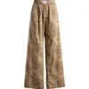 Bdg Urban Outfitters Animal Print Wide Leg Pants In Leopard