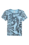 BDG URBAN OUTFITTERS AUGHTS ALLOVER PRINT BABY TEE