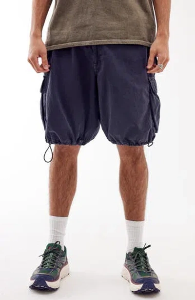 Bdg Urban Outfitters Baggy Tech Cargo Shorts In Black