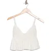 Bdg Urban Outfitters Bella Crop Babydoll Camisole