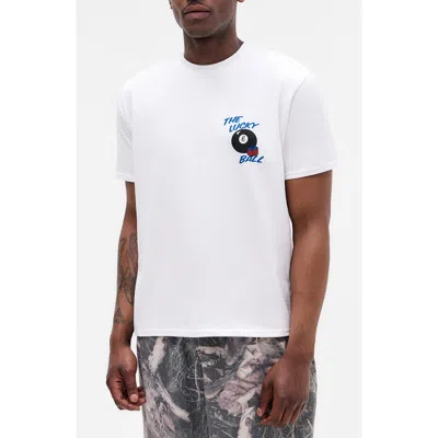 Bdg Urban Outfitters Billiards Graphic T-shirt In White