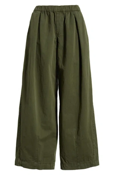 Bdg Urban Outfitters Bobbi Oversize Wide Leg Pants In Green