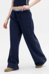 Bdg Urban Outfitters Boxer Wide Leg Sweatpants In Blue