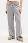 Bdg Urban Outfitters Boxer Wide Leg Sweatpants In Gray