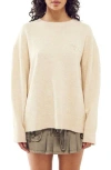 Bdg Urban Outfitters Boyfriend Crewneck Sweatshirt In Nude