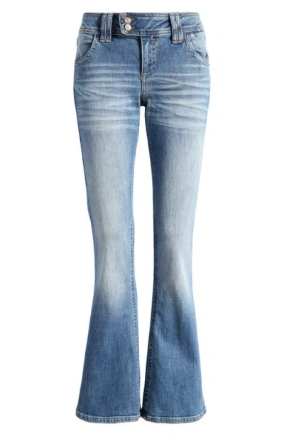 Bdg Urban Outfitters Brooke Low Rise Flare Jeans In Mid Vintage