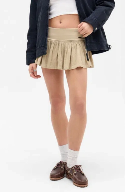 Bdg Urban Outfitters Byrdie Stretch Cotton Miniskort