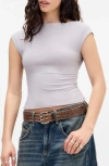 Bdg Urban Outfitters Cap Sleeve Backless Top In Grey