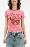 Bdg Urban Outfitters Cherry Pop Graphic Baby Tee