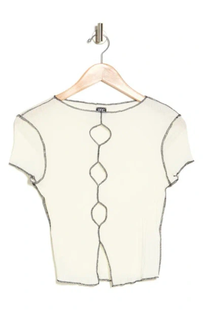 Bdg Urban Outfitters Cutout Top In Cream