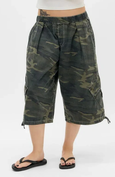 Bdg Urban Outfitters Dallas Camo Crop Wide Leg Pants In Multi