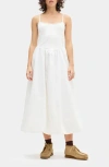 Bdg Urban Outfitters Eden Sleeveless Midi Dress In White