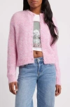 Bdg Urban Outfitters Fluffy Cardigan In Pink