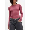 Bdg Urban Outfitters Frankie Off The Shoulder Top In Pink