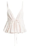 Bdg Urban Outfitters Frill Babydoll Crop Camisole