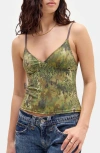 Bdg Urban Outfitters Je T'aime Camisole In Green