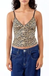 Bdg Urban Outfitters Je T'aime Camisole In Leopard