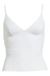 Bdg Urban Outfitters Je T'aime Floral Embroidered Camisole In White