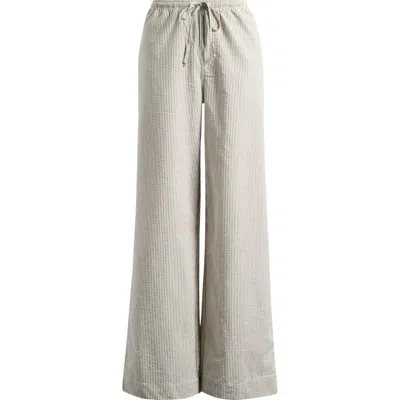 Bdg Urban Outfitters Joey Stripe Cotton Drawstring Waist Pants In Black/white