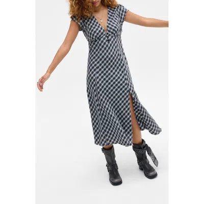 Bdg Urban Outfitters Jolene Gingham Midi Dress In Multi