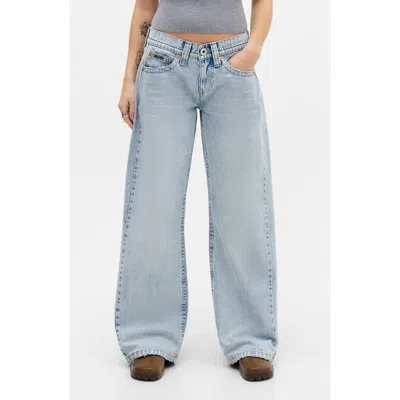 Bdg Urban Outfitters Kayla Low Rider Wide Leg Jeans In Blue