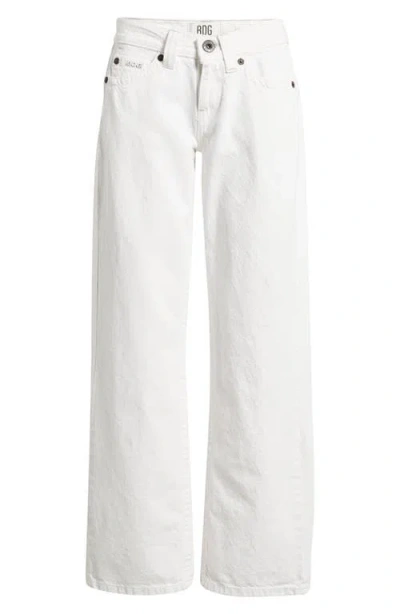 Bdg Urban Outfitters Kayla Low Rise Wide Leg Jeans In White