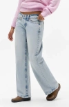 Bdg Urban Outfitters Kayla Wide Leg Jeans In White