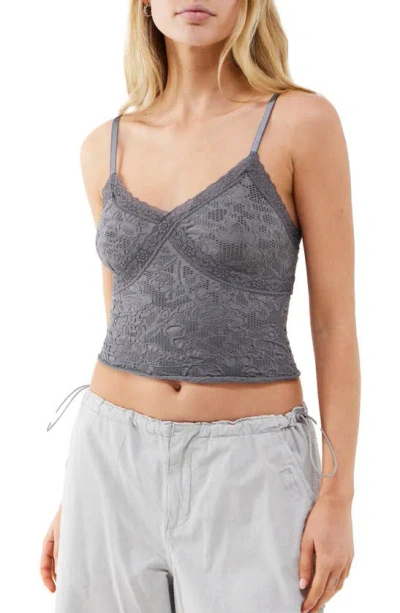 BDG URBAN OUTFITTERS LACE CROP CAMISOLE