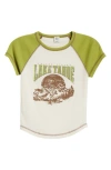 BDG URBAN OUTFITTERS LAKE TAHOE RAGLAN GRAPHIC T-SHIRT