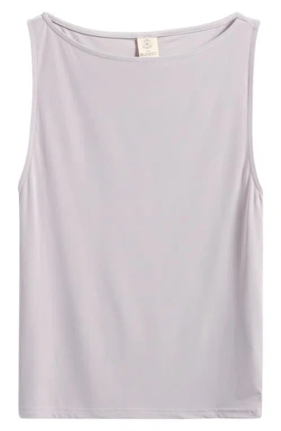 Bdg Urban Outfitters Lia Slinky Slash Tank In Heather Grey