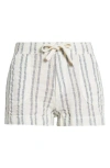 Bdg Urban Outfitters Linen & Cotton Shorts In Off White Stripe
