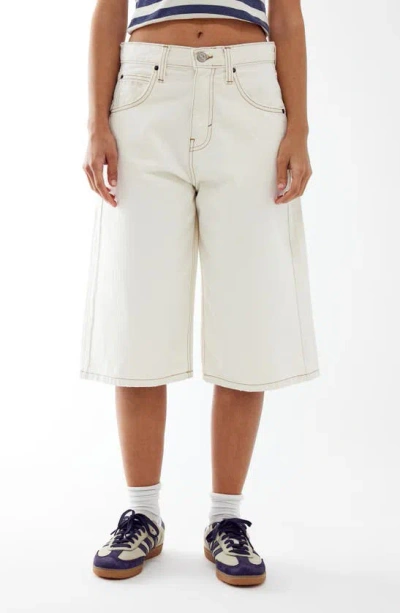 Bdg Urban Outfitters Logan Shorts In Dirty White