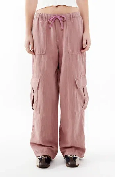 Bdg Urban Outfitters Luca Cotton & Linen Pants In Brown