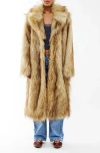 Bdg Urban Outfitters Maxi Faux Fur Coat