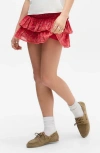 Bdg Urban Outfitters Monica Bandana Print Tiered Cotton Skort