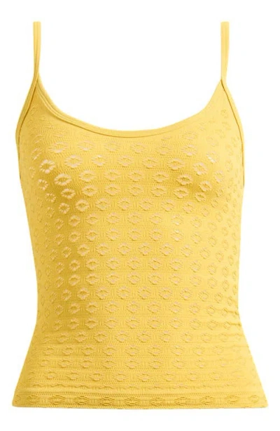 Bdg Urban Outfitters Open Knit Camisole In Yellow