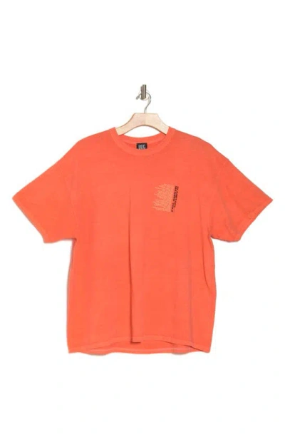 Bdg Urban Outfitters Planets Cotton Graphic T-shirt In Orange