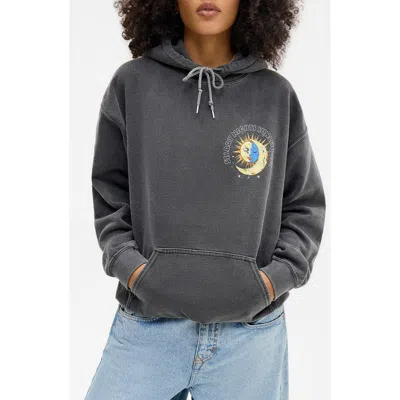 Bdg Urban Outfitters Starry Nights Graphic Hoodie In Black