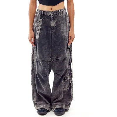 Bdg Urban Outfitters Strappy Cargo Jeans In Black